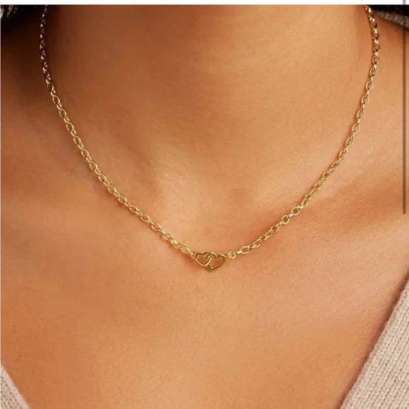 Gorjana Parker Heart Mini Necklace - Picture 1 of 6